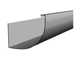 quarter roof roof gutter