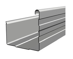 fascia style household gutter