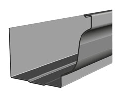 ovolo metal and steel guttering system